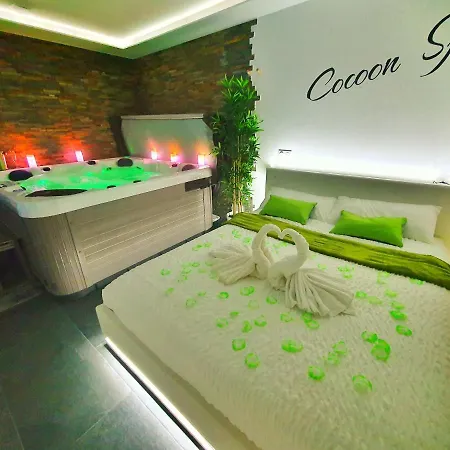 Apartament Cocoon Spa-4 Pers-jacuzzi-parking-jardin-clim-colmar Holtzwihr