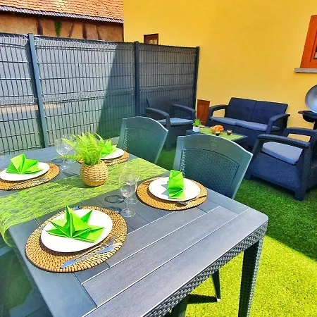 Cocoon Spa-4 Pers-jacuzzi-parking-jardin-clim-colmar