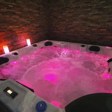 Cocoon Spa-4 Pers-jacuzzi-parking-jardin-clim-colmar Apartament *